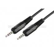 Cable extensión plug a plug 3.5 mm de 3 polos + armadura 10 m, ENSAMBLADO 